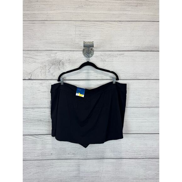 Old Navy Active Plus Size Black Studio Smooth Mid-Rise Mini Skort Size 3X - Picture 10 of 10